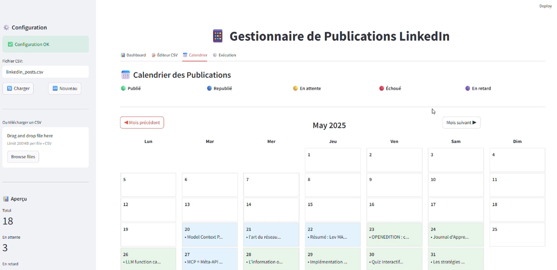 GUI pour publication Linkedin